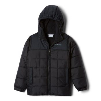 Columbia Puffect II Puffer Full-Zip, Chamarras Negros Para Niño | 859063-HQU